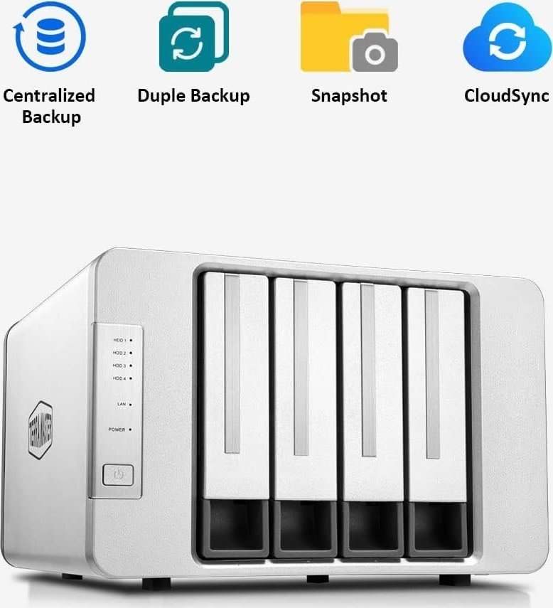 NAS TERRAMASTER F6-424, 6 slote, Quad Core, 8GB DDR5, pa disqe