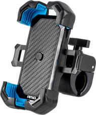 Држач за телефон за велосипед Amio, универзален, ротација 360°, црн