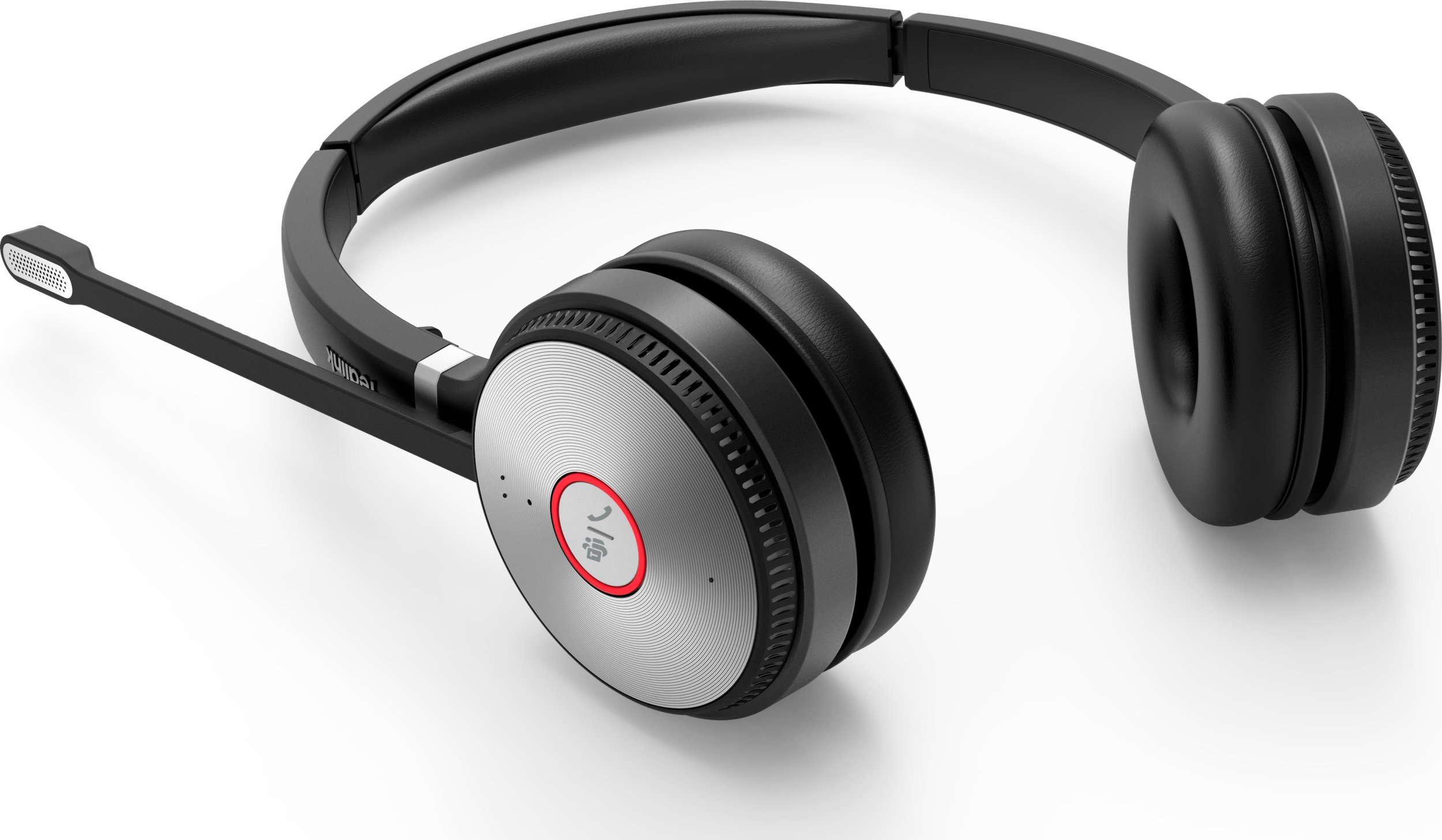 Kufje pa tela Yealink WH66 Dual, DECT, për Microsoft Teams, të zeza