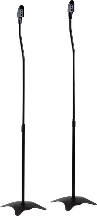 Baza dyshemeje për altoparlantë InLine 23126C, lartësi 68-110cm, set 2 copë, të zeza