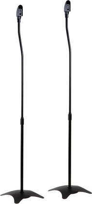 Baza dyshemeje për altoparlantë InLine 23126C, lartësi 68-110cm, set 2 copë, të zeza