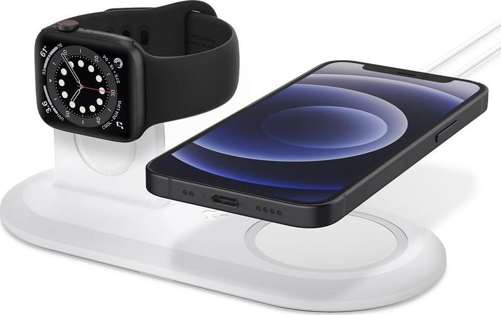 Karikues induktiv Spigen Inductive Charger SPN1586WHT, 1A, me MagSafe, i bardhë