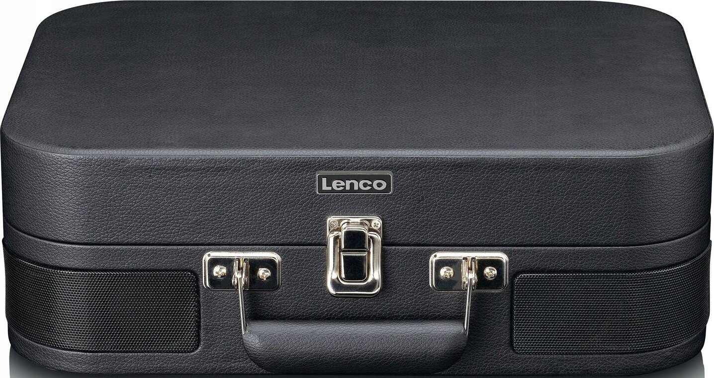 Gramafon portativ Lenco TT-116BK, USB, Bluetooth, i zi