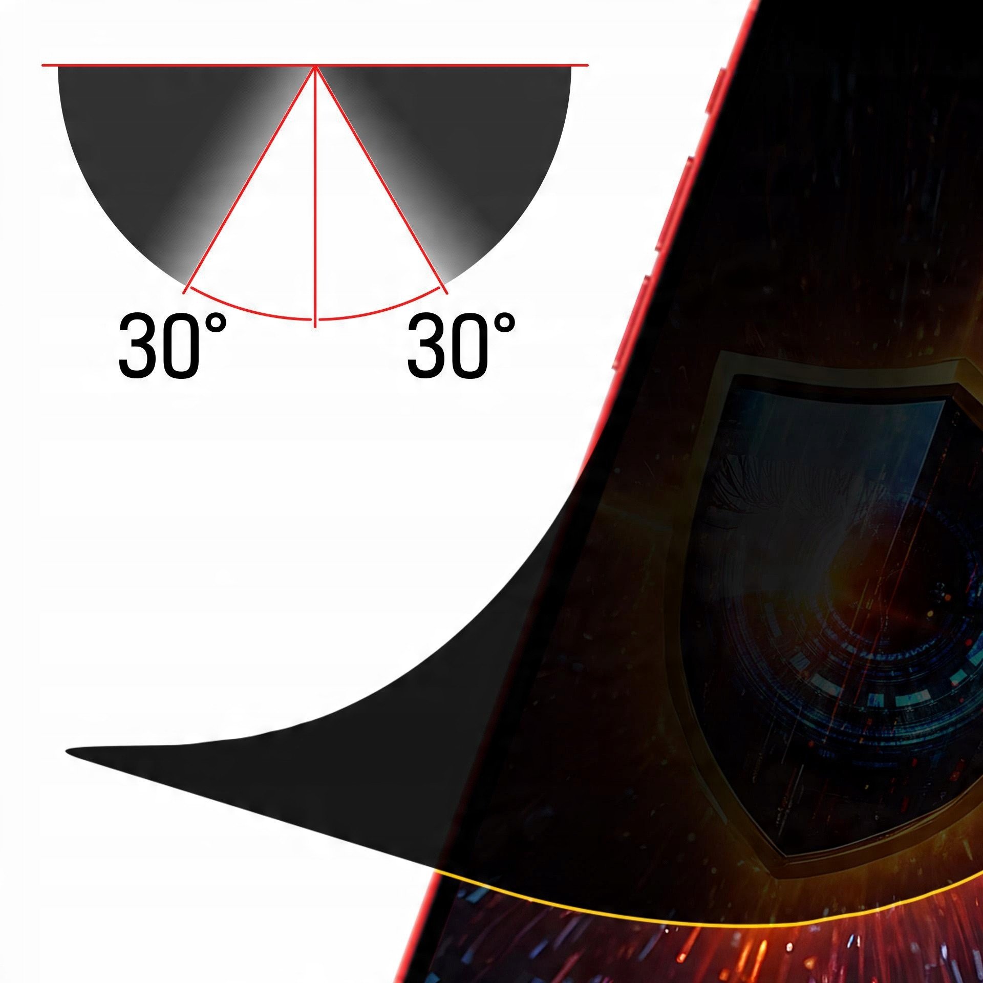 Foli mbrojtëse ekrani 3mk Silky Matt Privacy për Apple iPhone 13, antimjegullim, antishqim