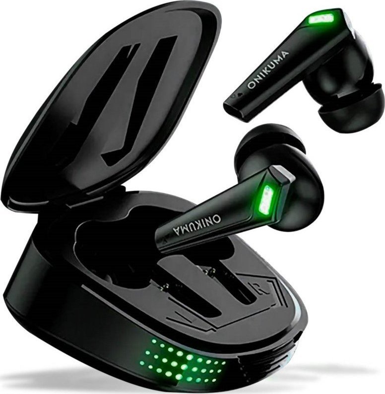 Безжични слушалки Оникума T308, Блутут 5.3, со кутија за полнење, црни