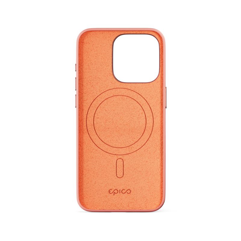 Mbrojtëse silikoni Epico Mag+ për iPhone 16 Pro, rozë