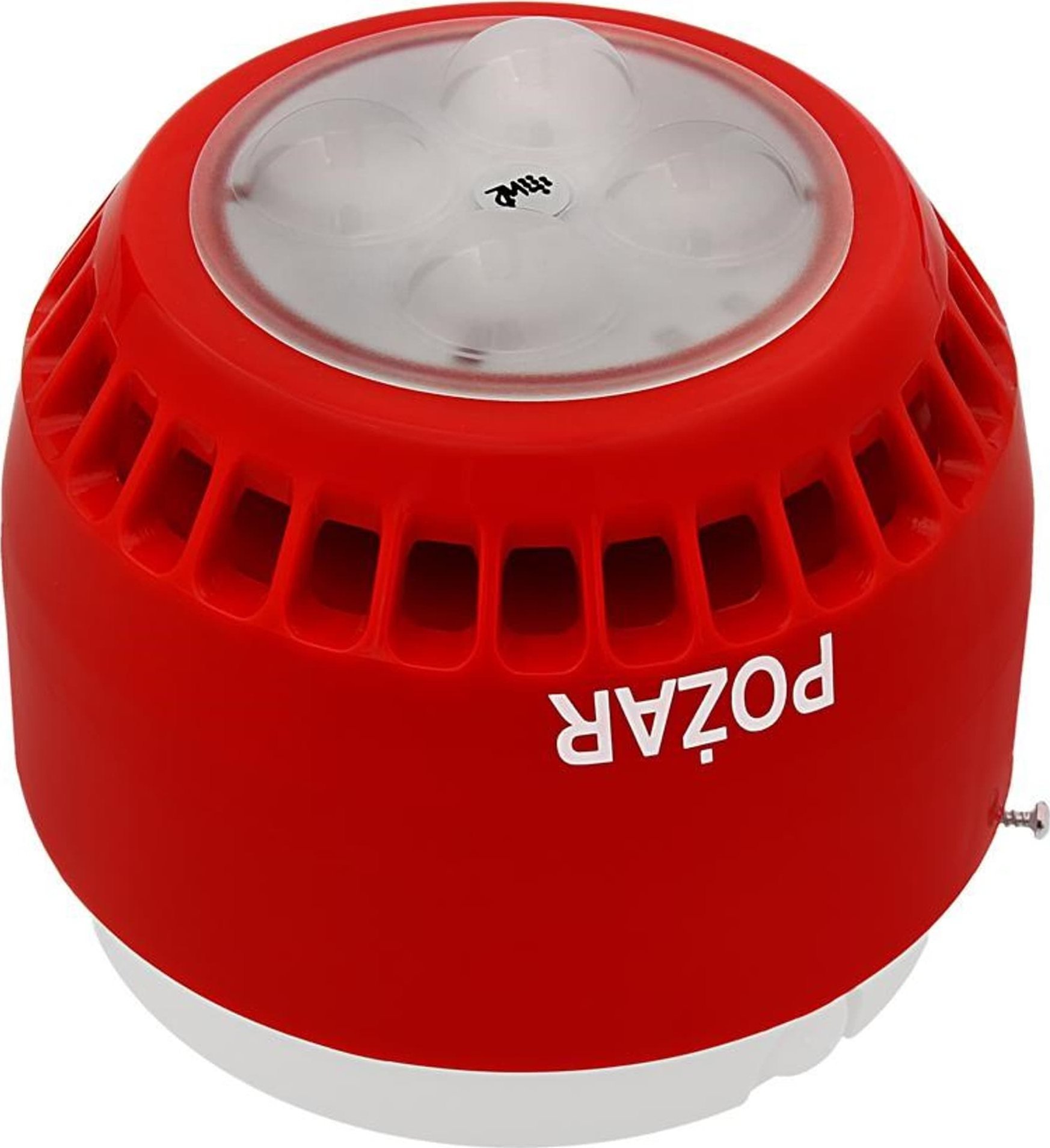 Sirene akustike optike W2 SAO-P8/CM, për sisteme alarmi, e kuqe