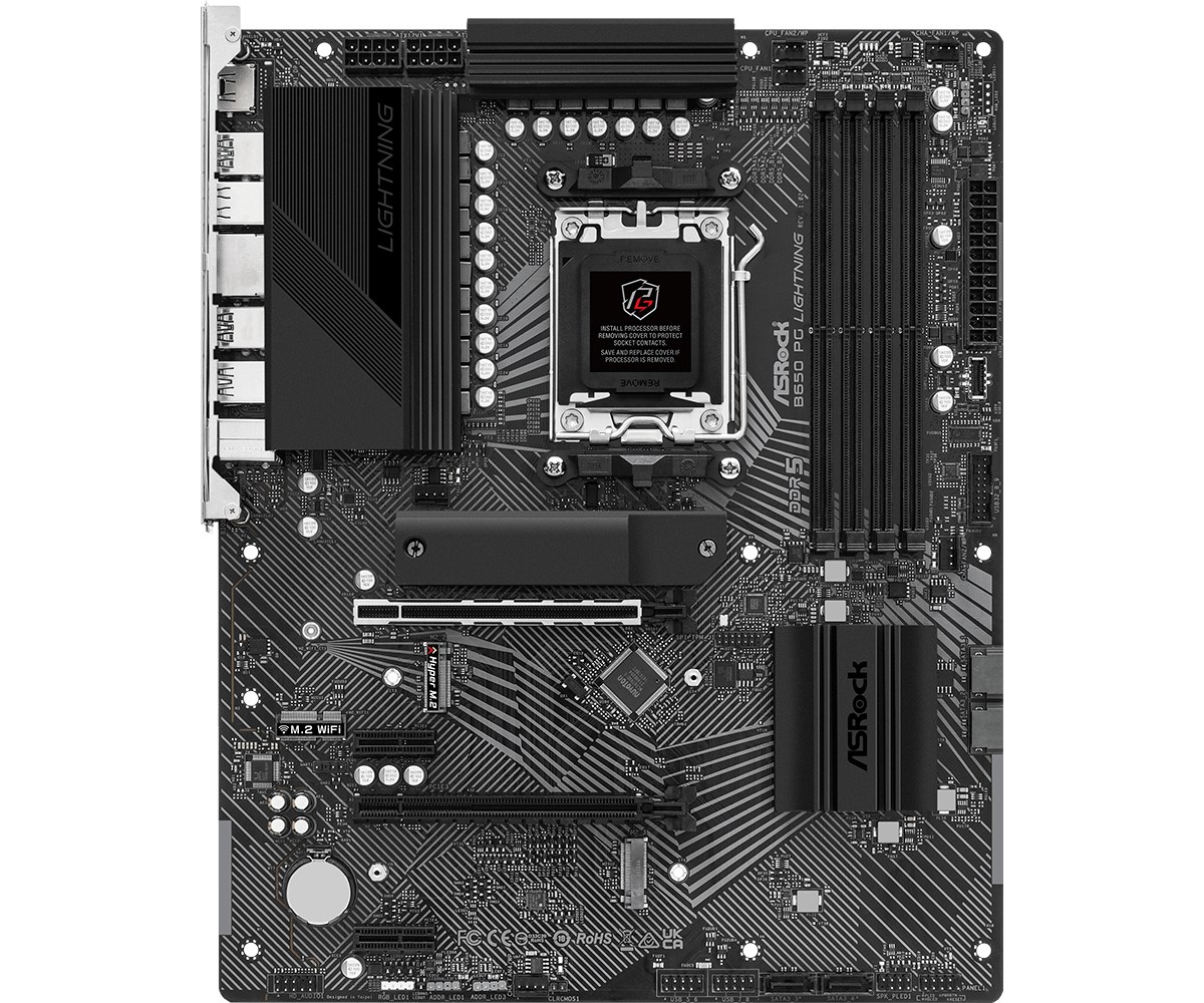 Pllakë amë Asrock B650 PG Lightning AMD B650 Socket AM5 ATX