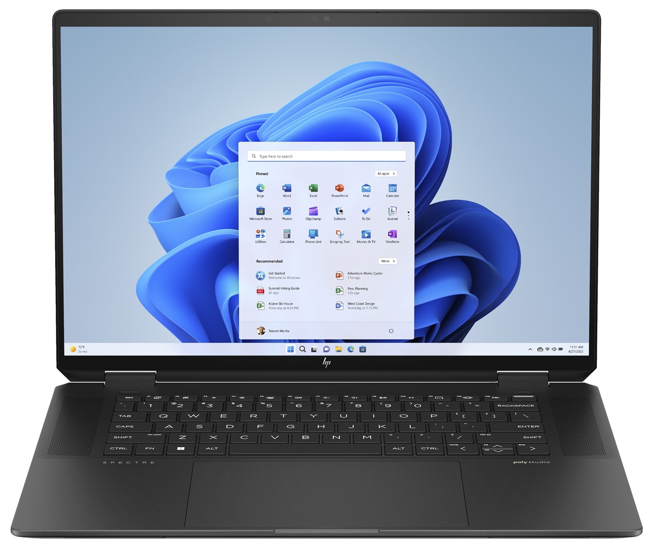 Laptop HP Spectre x360, 16", Intel 155H, 32 GB RAM, 2 TB SSD, NVIDIA GeForce RTX 4050, i zi