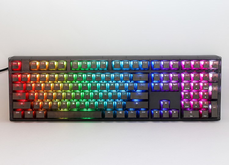 Tastierë Ducky One 3 Aura, Cherry MX Speed Silver, RGB, e zezë