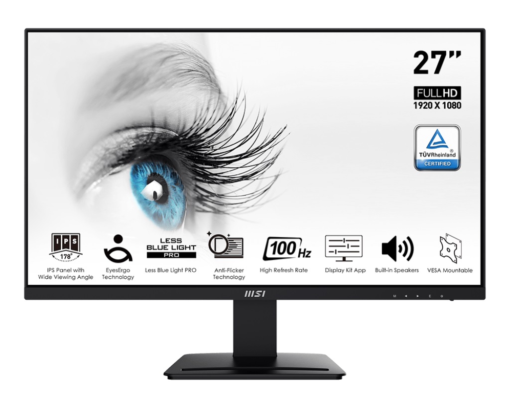 Monitor MSI PRO MP273A, 27", Full HD, i zi