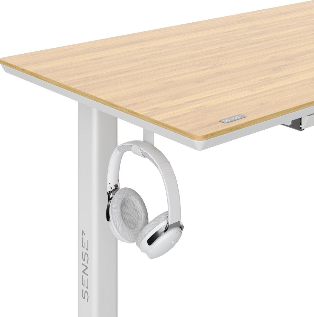 Tavolinë SENSE7 Newai Bamboo, e kaftë/ bardhë