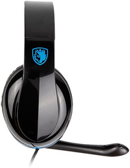 Kufje gaming Sades Tpower SA-701, stereo, me mikrofon, të zeza