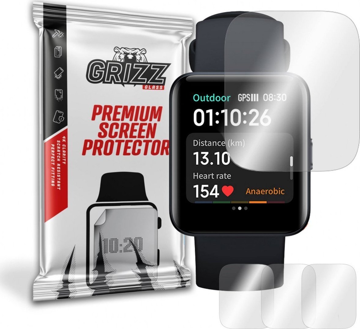 Mbrojtëse ekrani GrizzGlass për Xiaomi Redmi Watch 2 Lite, hidrogel, transparente