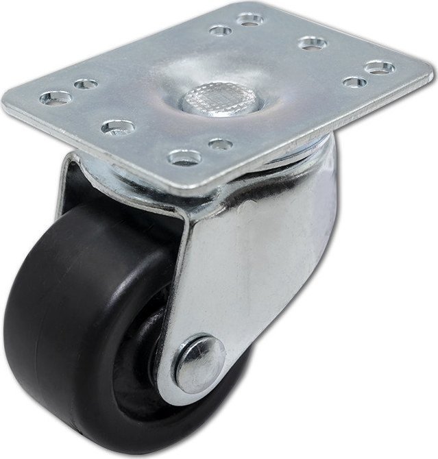 Rrota pa frenë për kabinet RACK 19" Qoltec, set 4 copë, çelik