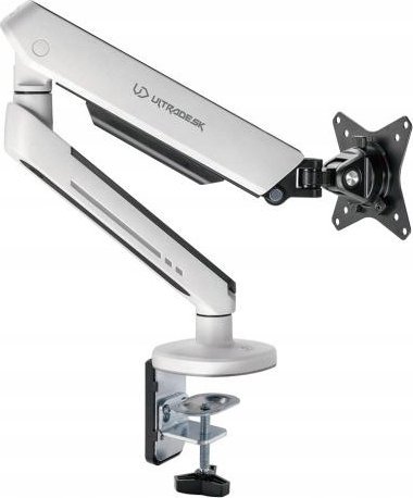Mbajtës monitori Ultradesk OFFSHOOT Single, 17"-32", 9kg, i bardhë