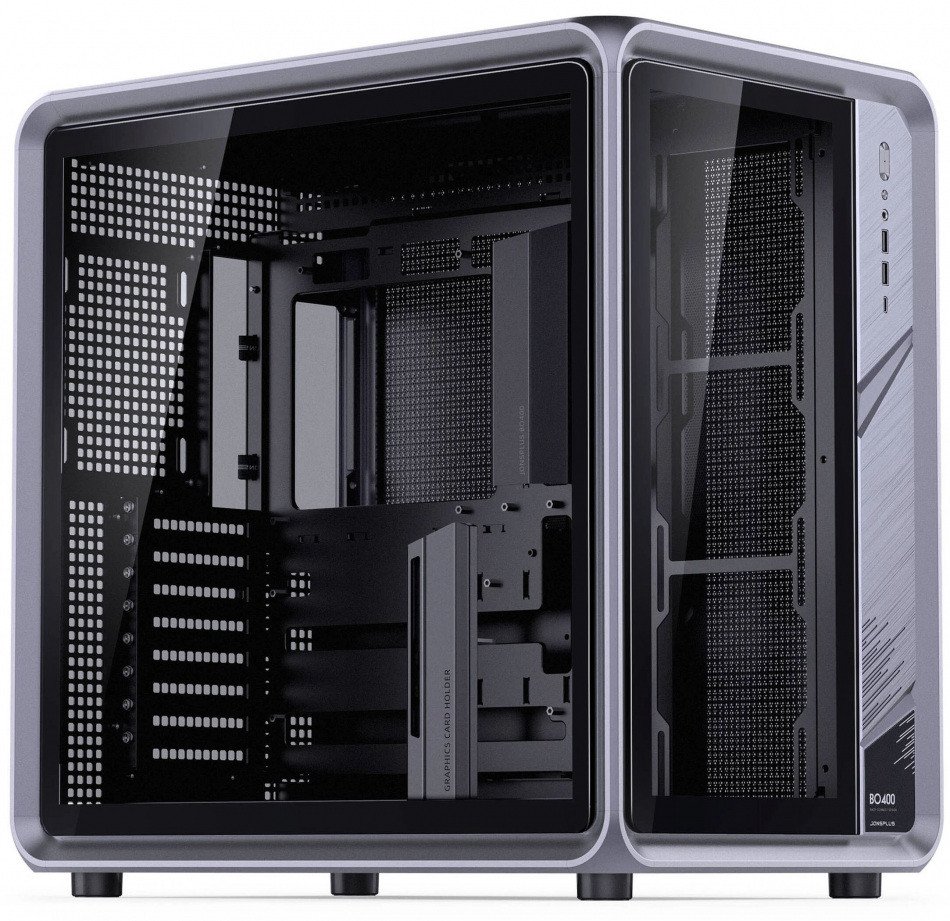Kullë PC Jonsplus BO400 Mid Tower, ATX, xham i temperuar, e zezë