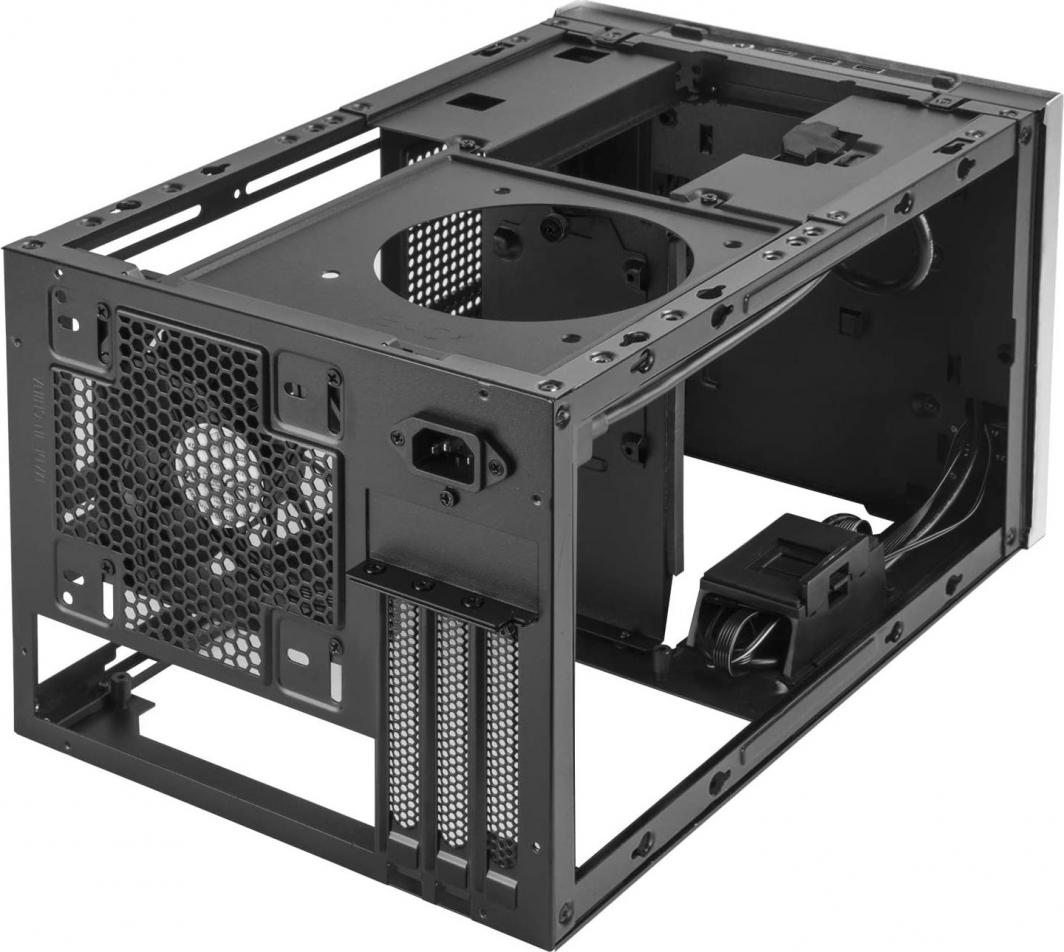 Kasë SilverStone Sugo 15, e argjendtë, Micro Tower