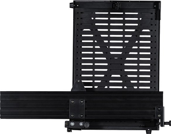 Рафт AV B-Tech BT7884, за уреди зад екранот, црн