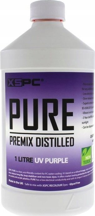 Lëng ftohës për PC XSPC PURE Premix, 1L, UV Purple