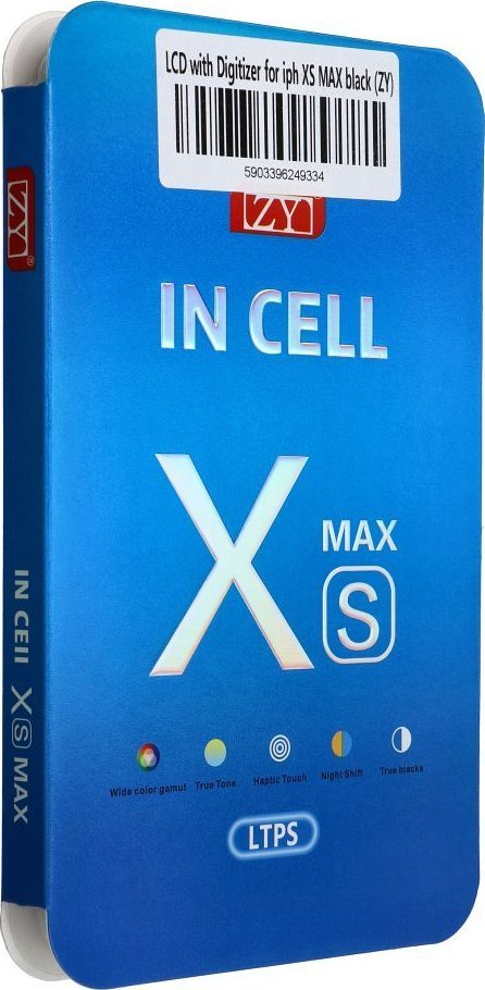 Ekran zëvendësues për telefon Apple iPhone Xs Max ZY LTPS, 6.5", touchscreen, i zi