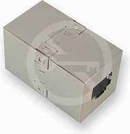 Përshtatës dhe lidhës për kabllo Ethernet-i Solarix RJ45/RJ45, Cat.5e, STP