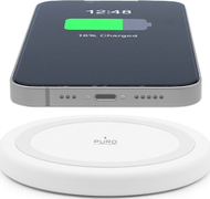Karikues wireless Puro Wireless Charging Station, Qi, 10W, i bardhë