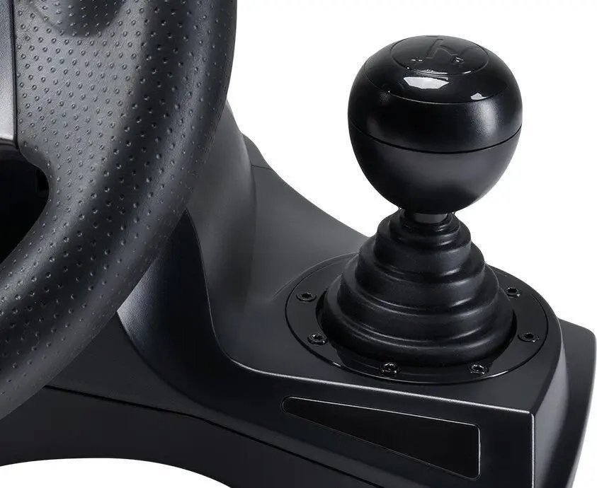 Timon lojërash Spirit of Gamer GS 750, me pedale, me dridhje, i zi