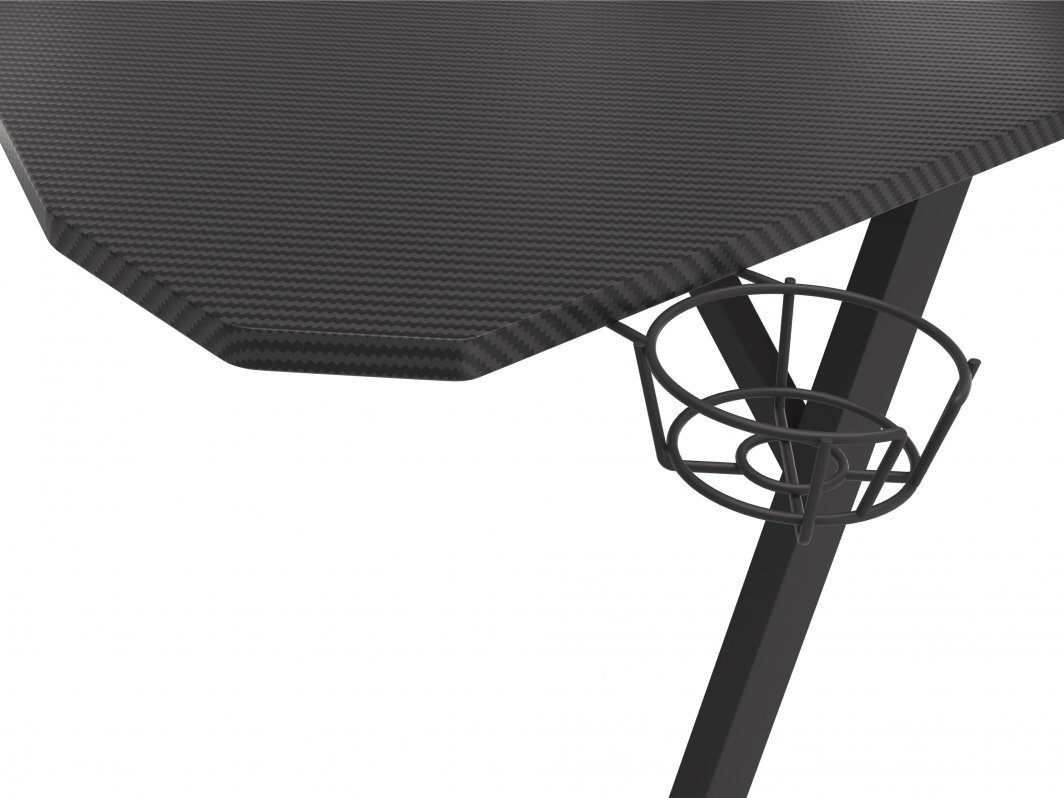 Tavolinë Genesis Holm 510 RGB 160 cm x 75 cm, e zezë