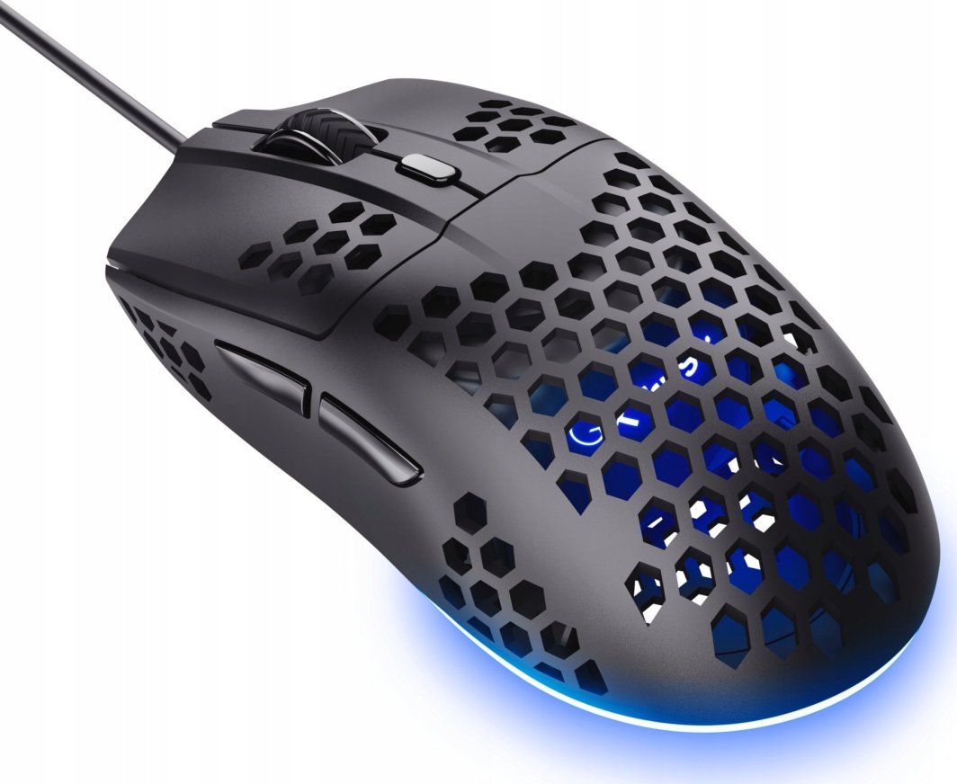 Maus gaming Trust GXT 928 Helox, 6400 DPI, RGB, i zi