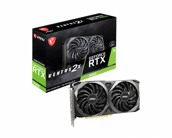 Kartelë grafike MSI GeForce RTX 3060 VENTUS 2X 12G NVIDIA 12 GB GDDR6