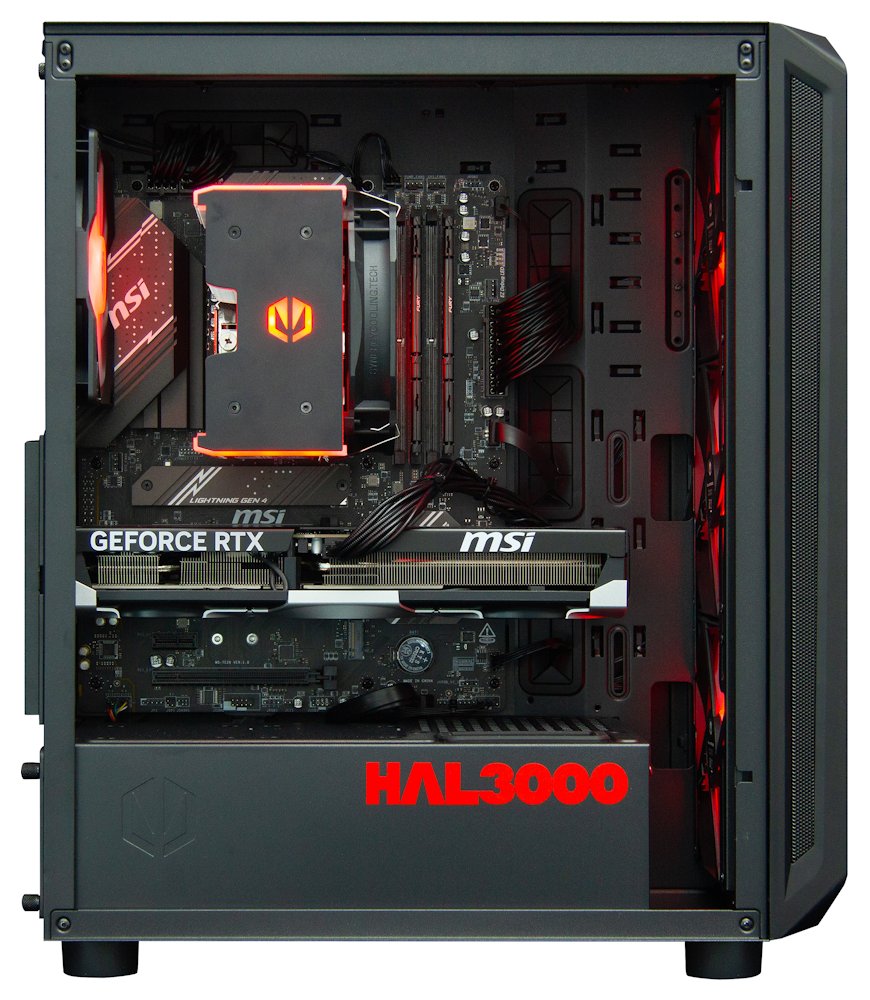Kompjuter HAL3000 Alfa Gamer Pro Ti, AMD Ryzen 7 7800X3D, 32GB RAM DDR5, 2TB PCIe4 SSD, NVIDIA RTX 5070 Ti, i zi