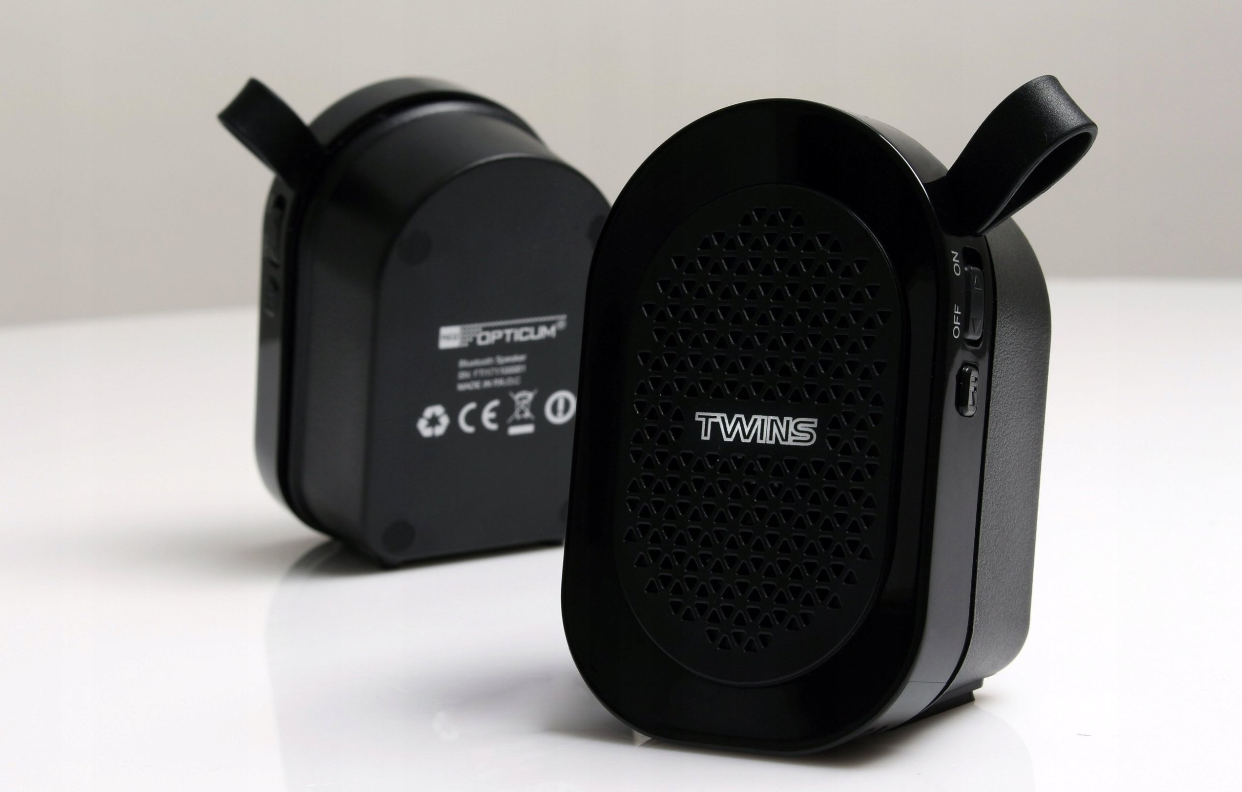 Портабилни звучници Opticum AX 10 Twins, Bluetooth, True Stereo, црни