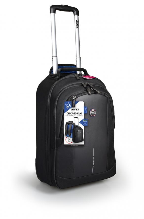 Çantë laptopi Port Chicago Evo, 15.6", e zezë