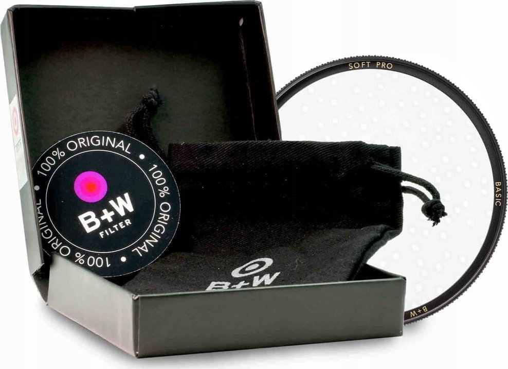 Filter fotografik B+W Basic Soft Pro, 67mm, efekt mjegullim i butë, transparent