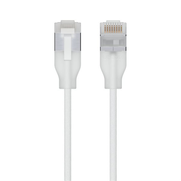 Kabllo rrjeti Ubiquiti UACC-Cable-Patch-EL-C6A-0.15M-W-24, RJ45, 0.15m, e tejdukshme
