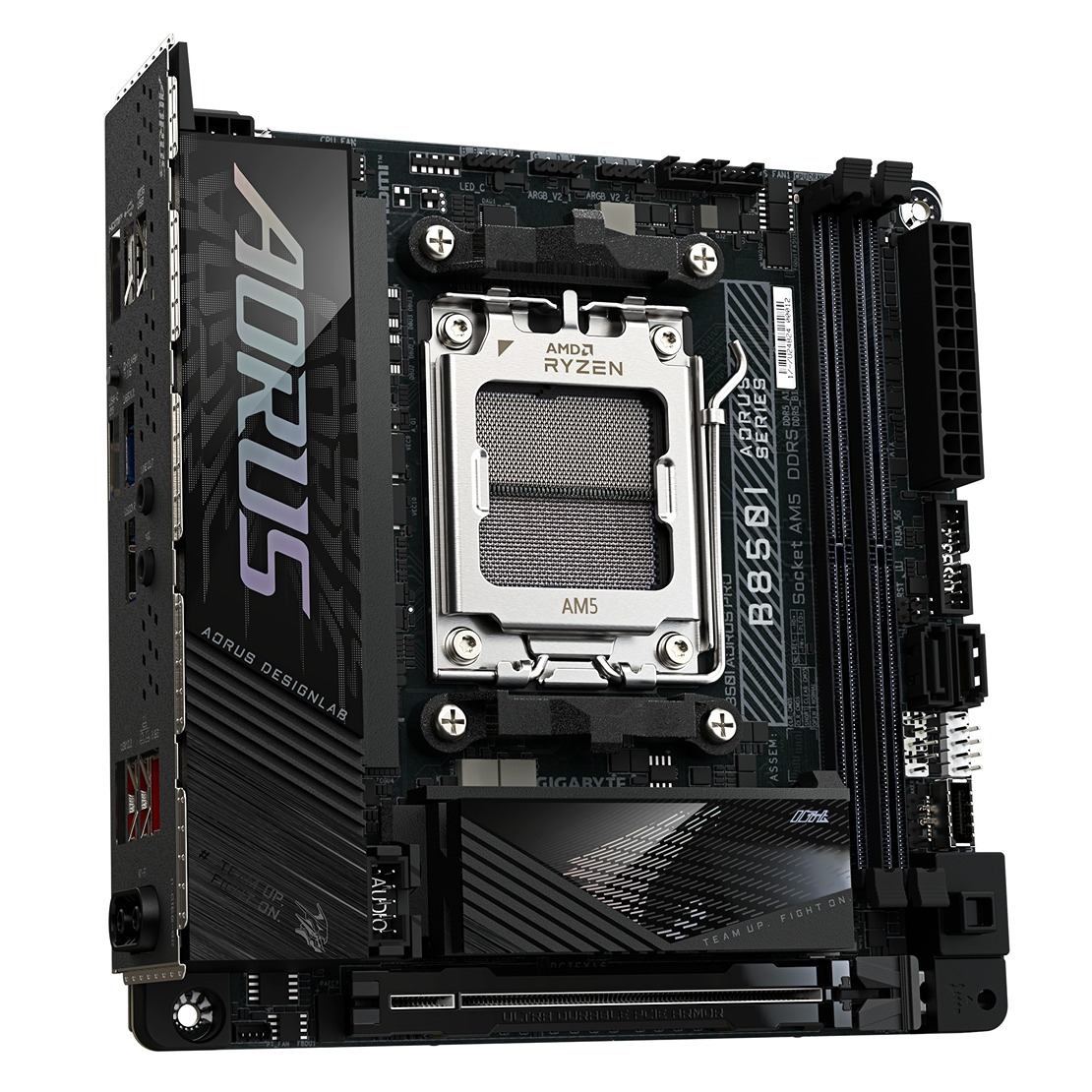 Pllakë amë Gigabyte AORUS B850I PRO, AMD B850, AM5, 2xDDR5, mini-ITX