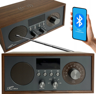 Radio Bluetooth LXLTC511BC, 10W, karikim wireless, kafe e errët grafit