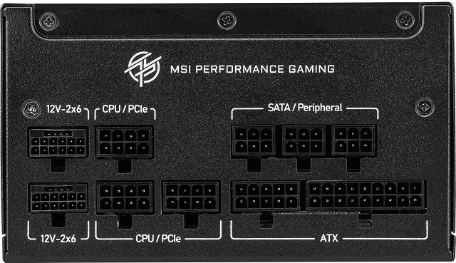 Burim energjie MSI MPG A1250GS 1250W PCIE5 80+ Gold