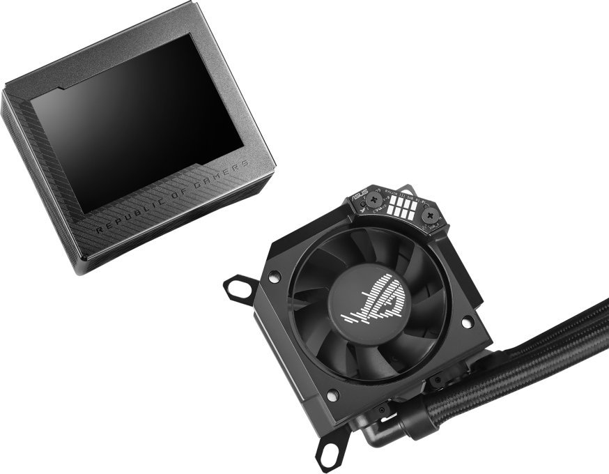 Ftohës me ujë Asus ROG Ryujin III 240 (90RC00K0-M0UAY0), 2000 rpm, 29.7dBa, 71.6CFM, 240mm, i zi