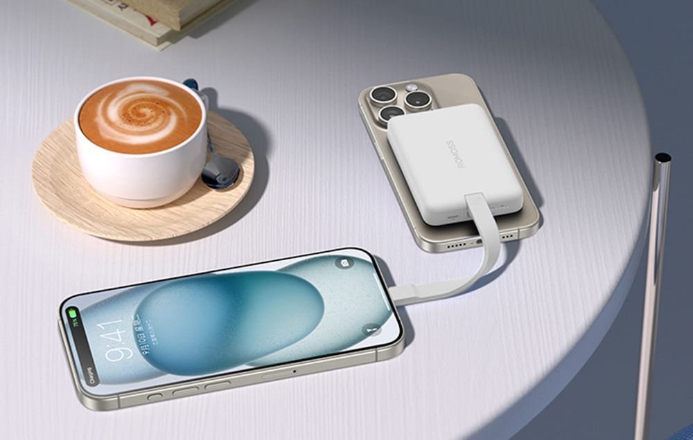 Powerbank ROMOSS WMS10, 10000mAh, 30W, i bardhë