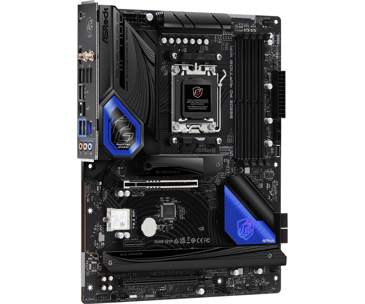 Pllakë amë Asrock B650E PG Riptide WiFi AMD B650 Socket AM5 ATX