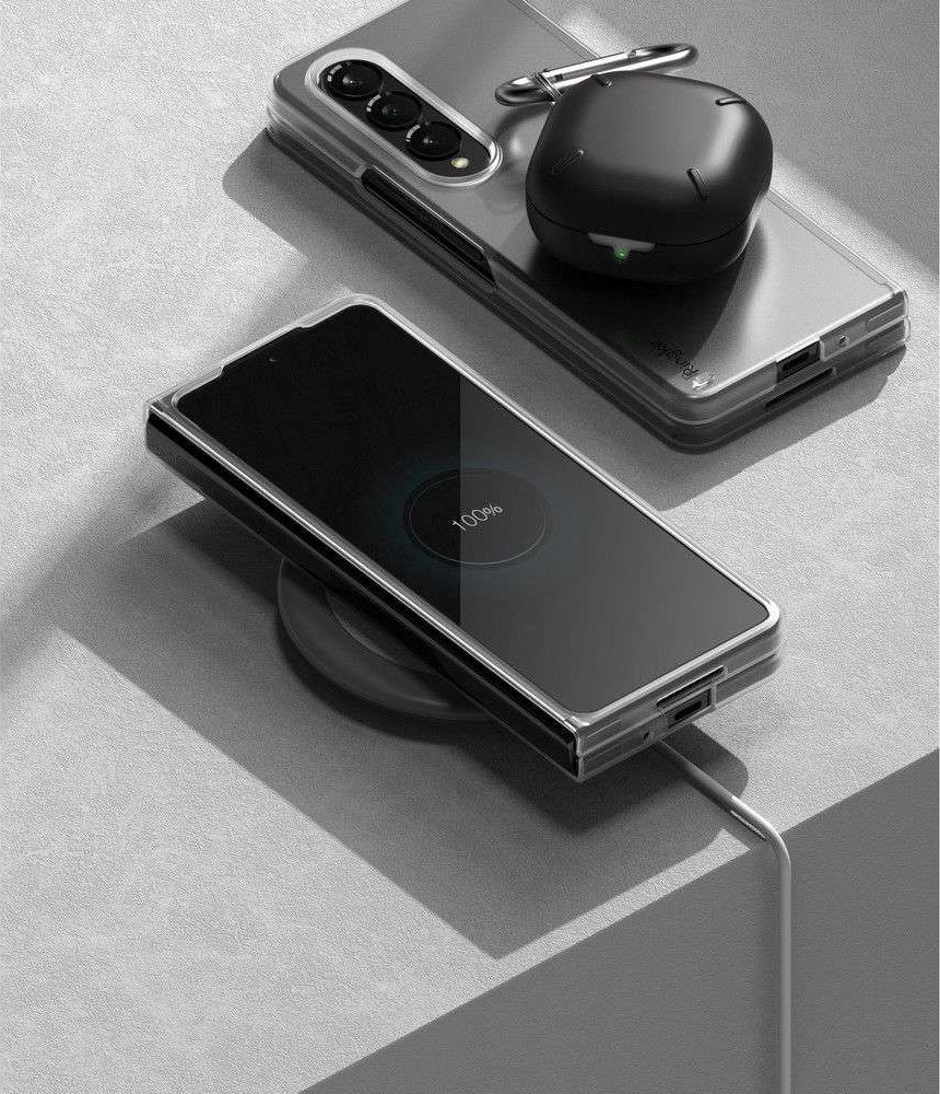 Mbështjellëse telefoni Ringke Slim për Samsung Galaxy Z Fold 4, polikarbonat, matte clear