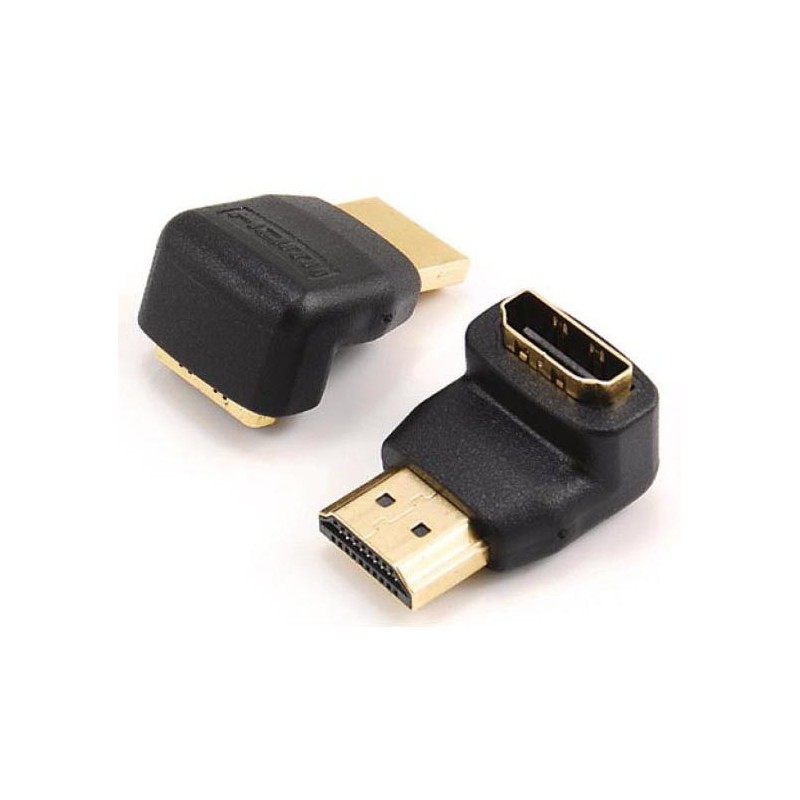 SBOX HDMI FEMALE TO MALE 90° ADAPTER