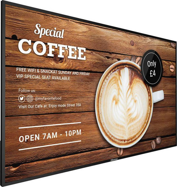 Monitor Hisense 75B4E30T, 75", 60Hz, 3840 x 2160 (UHD 4K), i zi