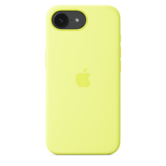 Apple iPhone 16e Silicone Case, Neon Yellow, Seasonal