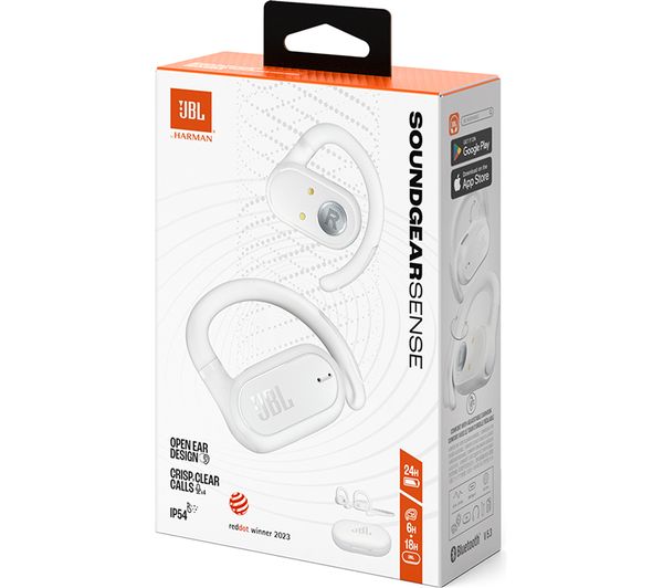 Dëgjuese JBL Soundgear Sense, wireless, të bardha