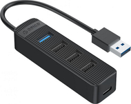 USB Hub Orico 4x USB-A - USB A 3.0 (TWU32-4A-BK-EP), i zi