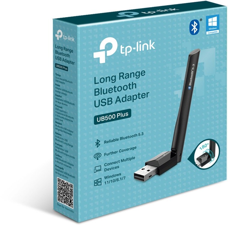 Adapter Bluetooth TP-Link UB500, USB, Bluetooth 5.3, i zi