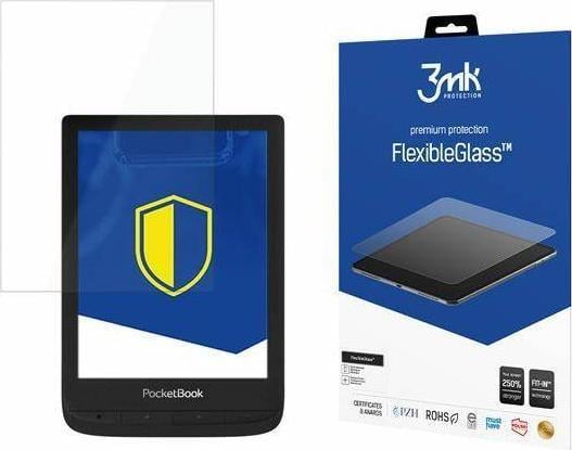 Xham mbrojtës 3MK FlexibleGlass për PocketBook Touch Lux 5, hibrid, transparent